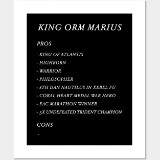 King Orm's stats Posters and Art
